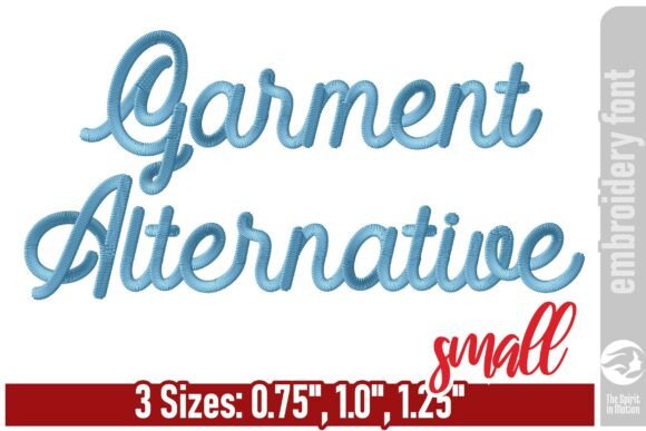 Garment Alternative Embroidery Font - S Review