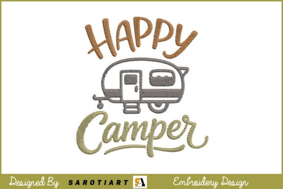 Happy Camper Vintage Trailer: An Embroidery Review