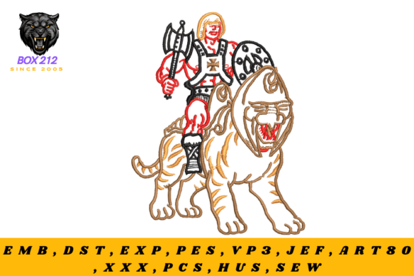 Monster Tamer Digital Embroidery Design
