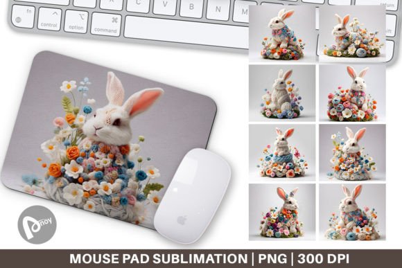 Mouse Pad Bunny Easter Embroidery Review