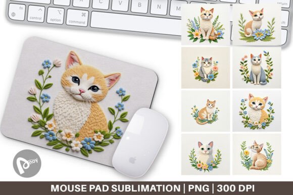 Mouse Pad Cat Embroidery Review