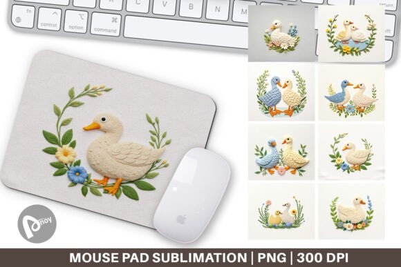 Mouse Pad Duck Embroidery Review