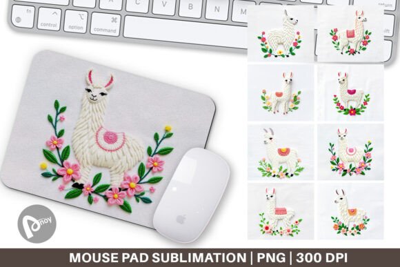 Mouse Pad Llama Embroidery Review