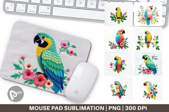 Mouse Pad Macaw Embroidery Review