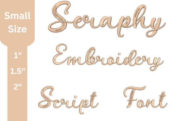 Seraphy Script Embroidery Font Review