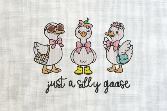 Three Silly Geese: A Craft Fair Embroidery Review